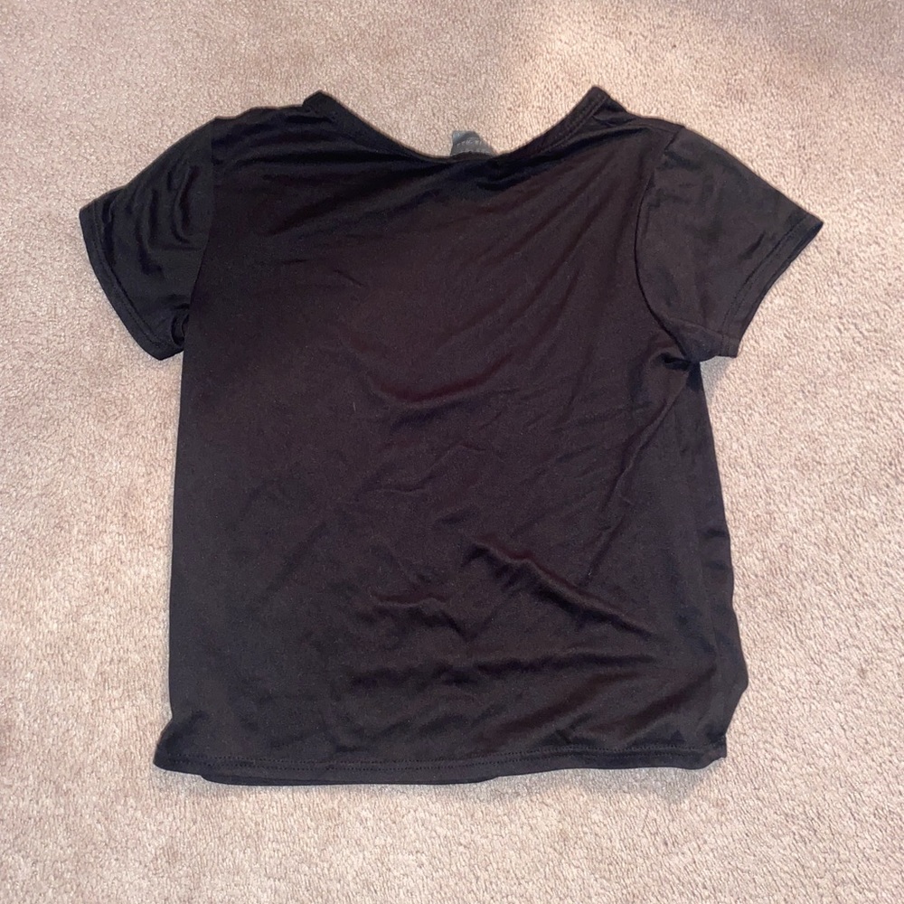 black t-shirt